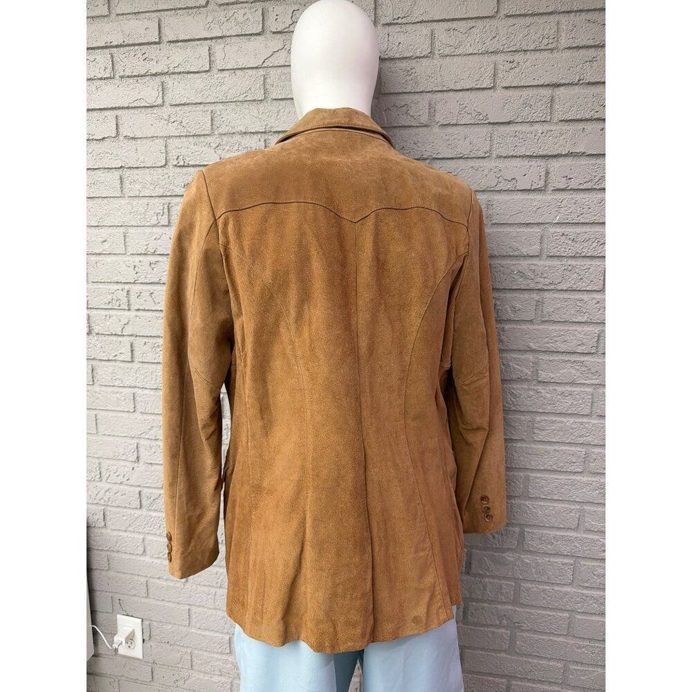 Vintage Scully Men’s Western Style Suede Leather Sportscoat Blazer Size 42 - Picture 3 of 16